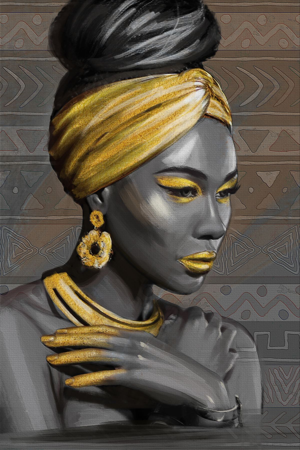 Golden Tribal Beauty