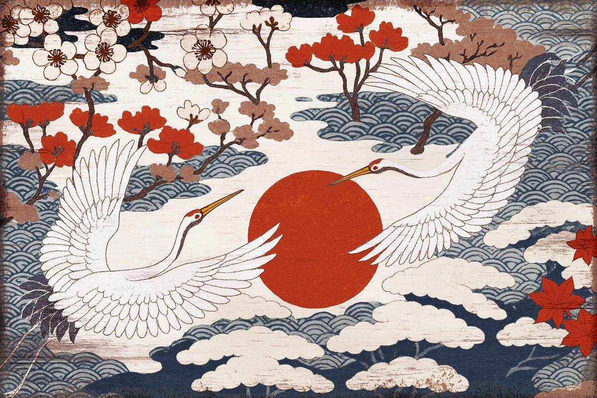 Japanese Crane Dance