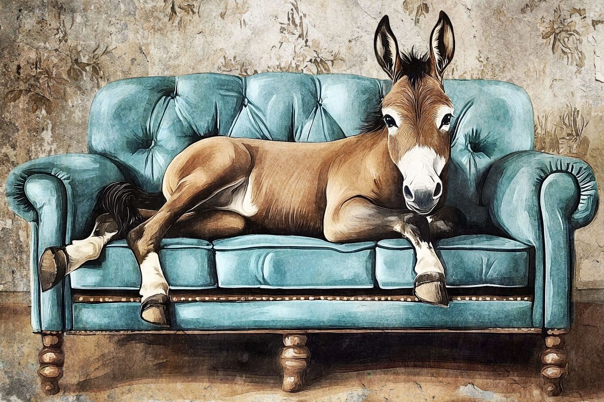 Resting Donkey