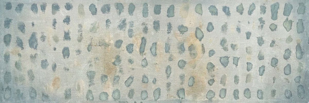 Muted Blue Gray Dotted Abstract