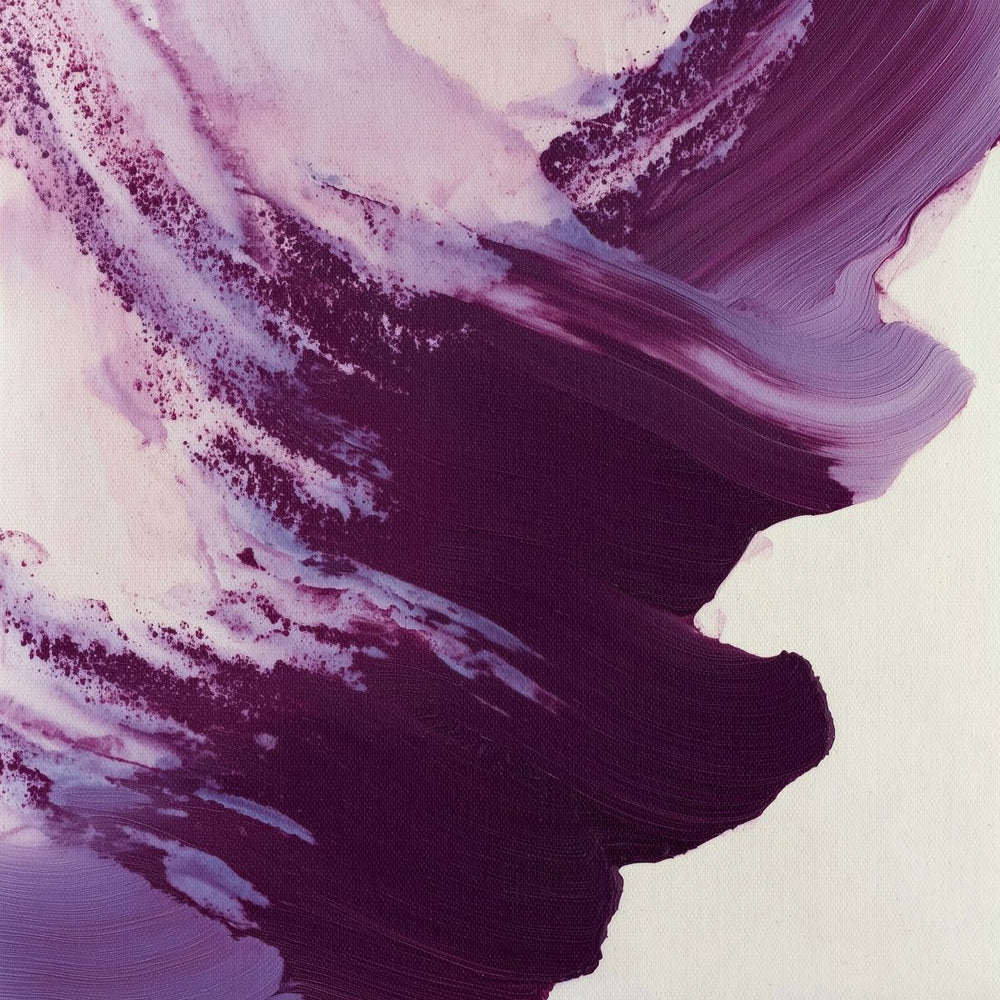 Dynamic Purple Brushstroke Abstract