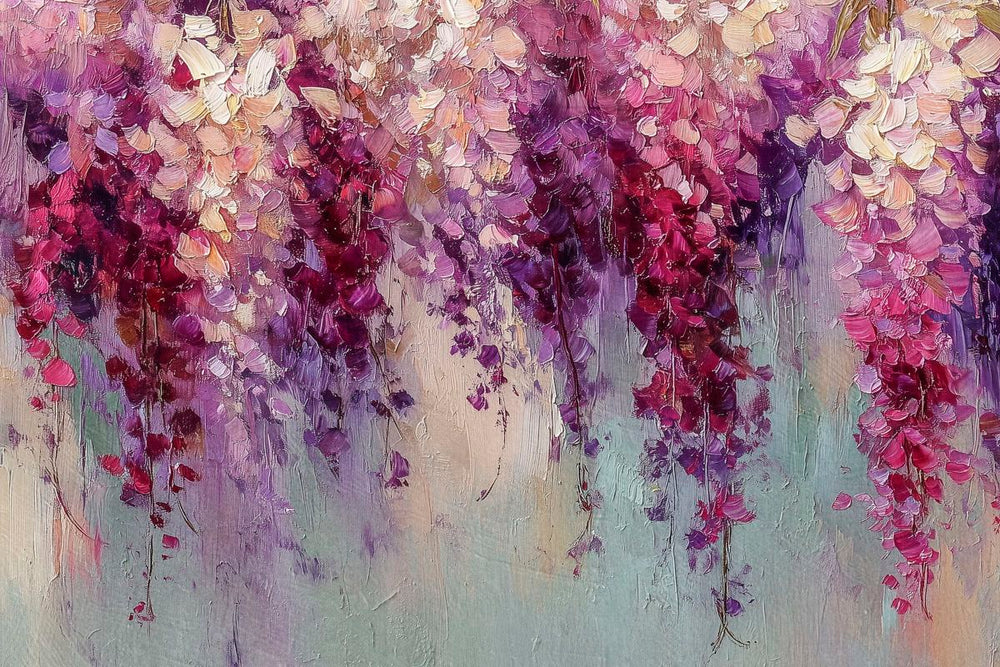 Cascading Wisteria in Bloom