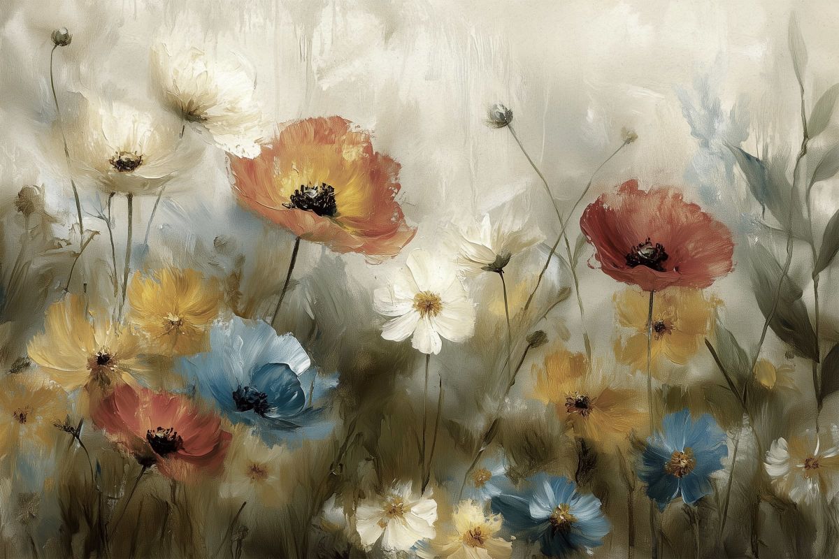 Meadow's Gentle Blossoms