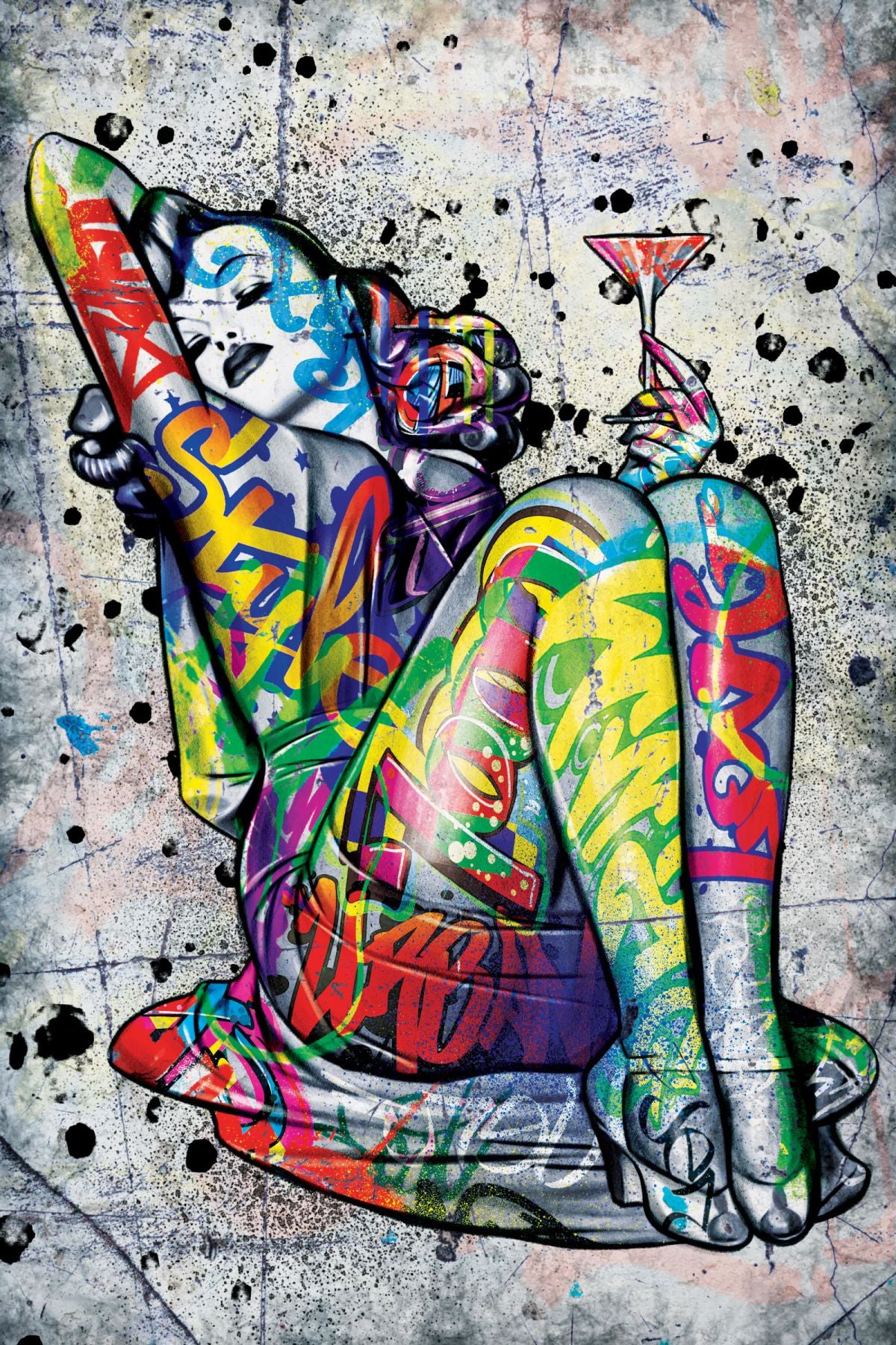 Pin-Up Girl Graffiti