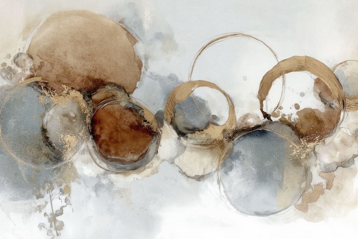 Gilded Rings I