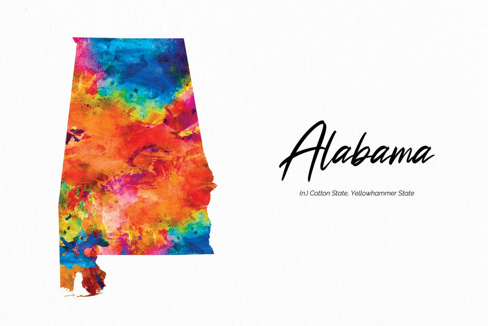 Cotton State Alabama Map