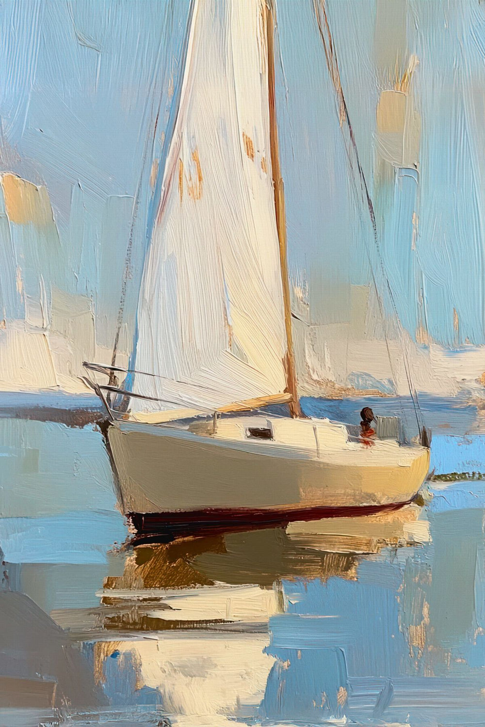 Sailboat On Quiet Tide
