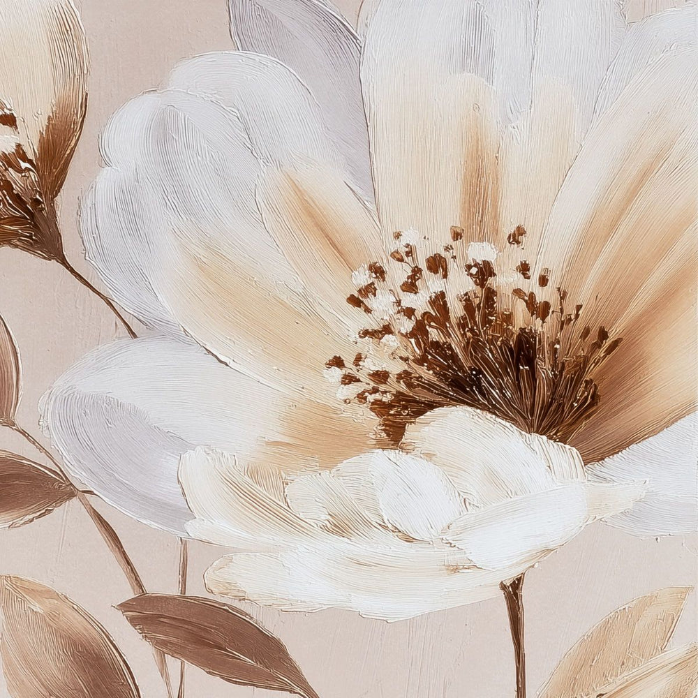 Subtle White Flowers II