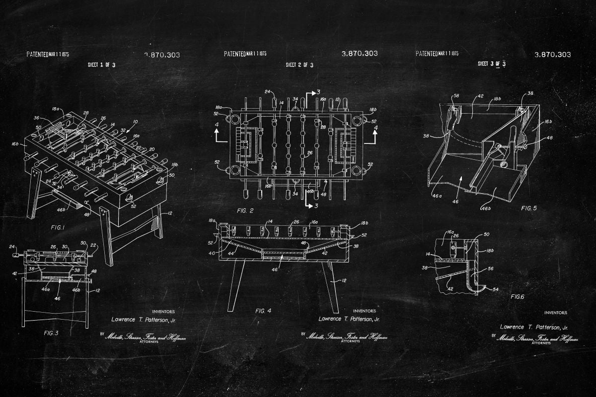 Soccer Table BW Patent