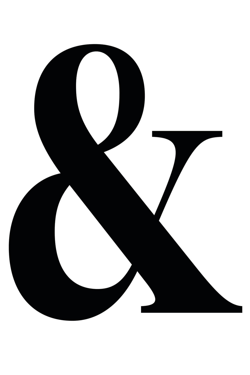 Minimalist Ampersand