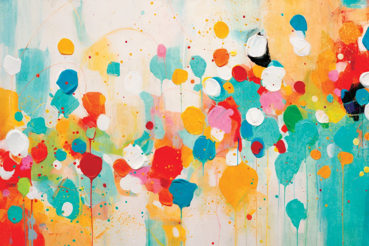 Colorful Paint Blotches