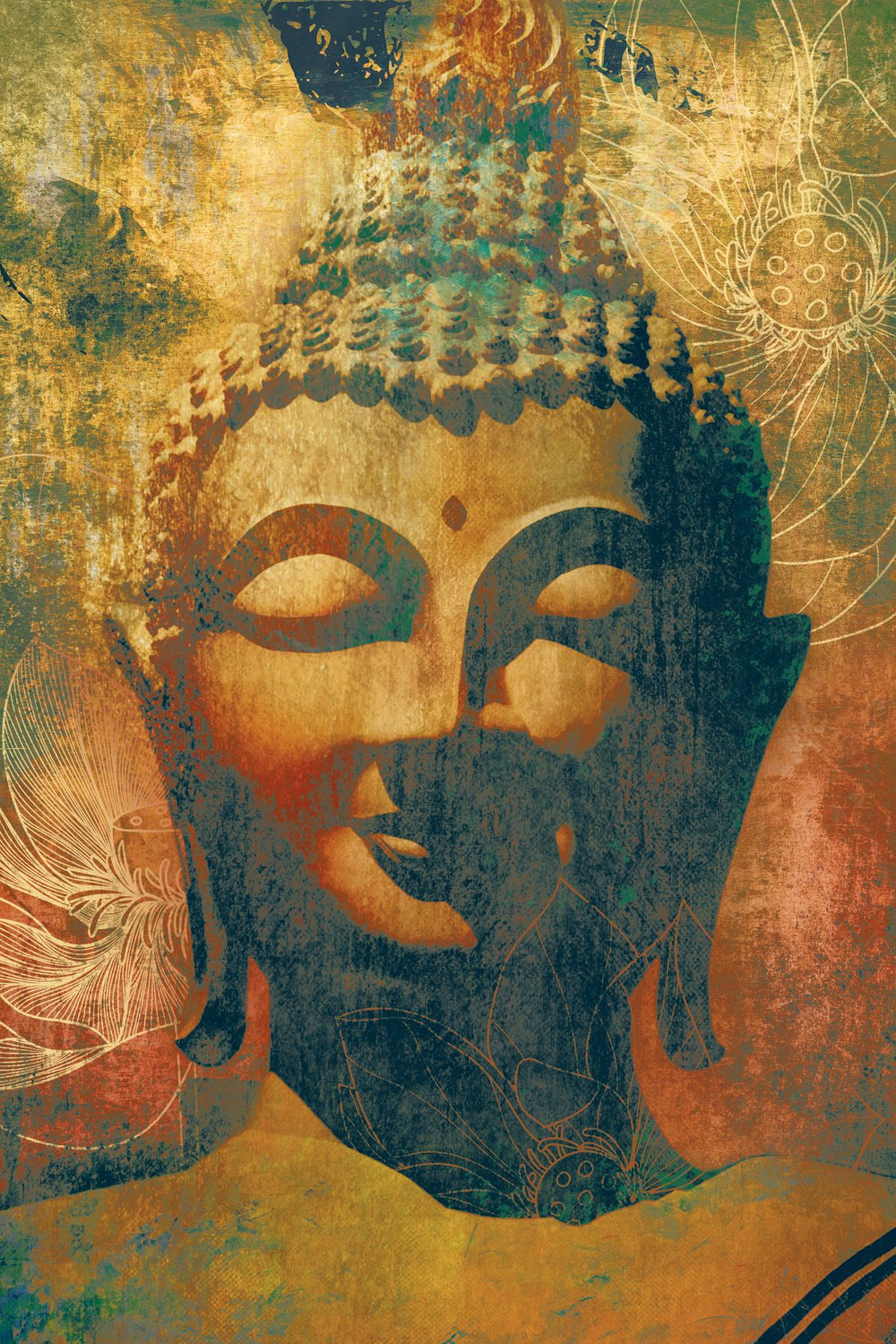 Distressed Buddha Head