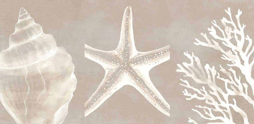 Underwater Trios On Beige II