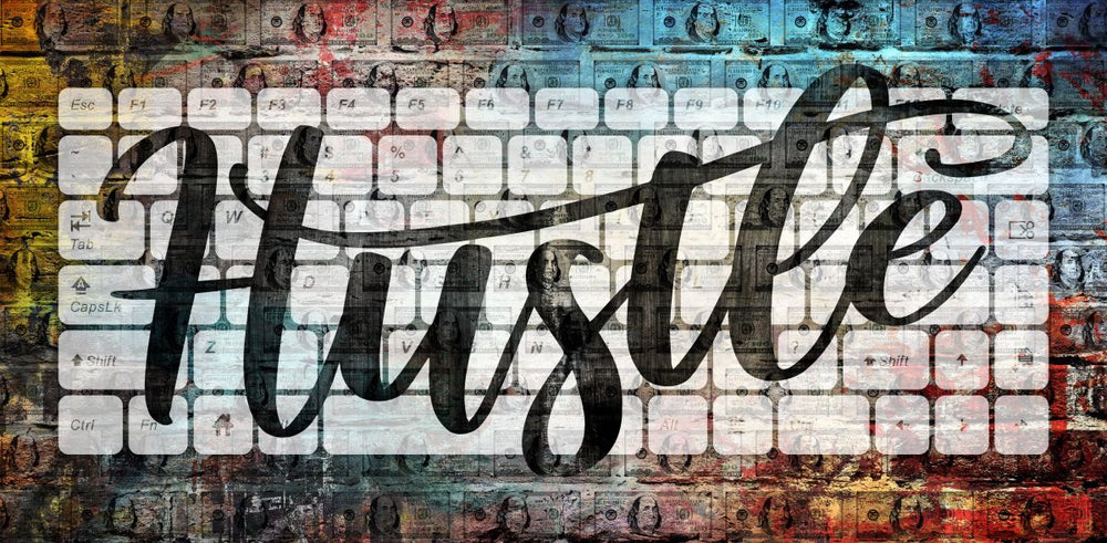 Keyboard Hustle Typography
