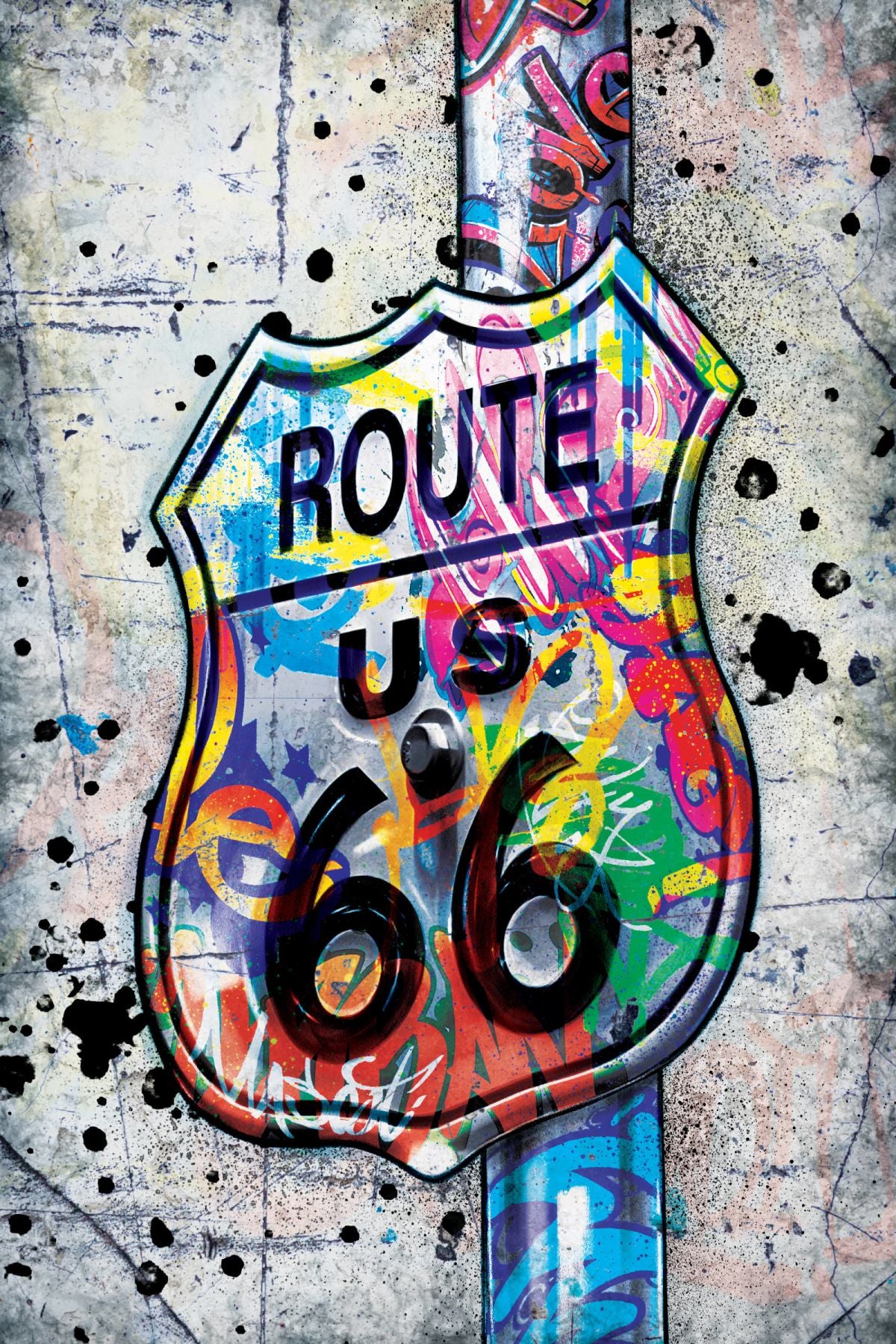 Route 66 Graffiti