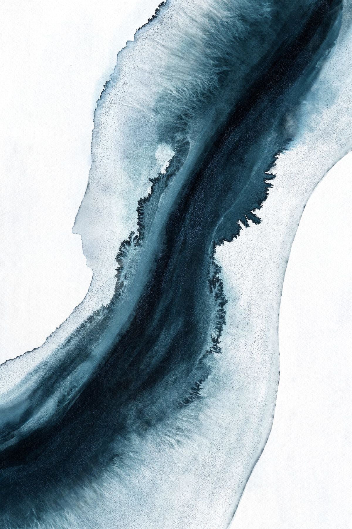 Cascading Blue Shades