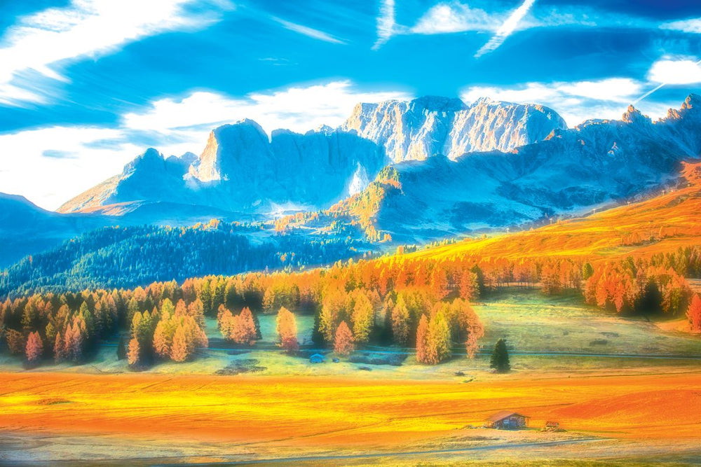Fall In Dolomite Alps