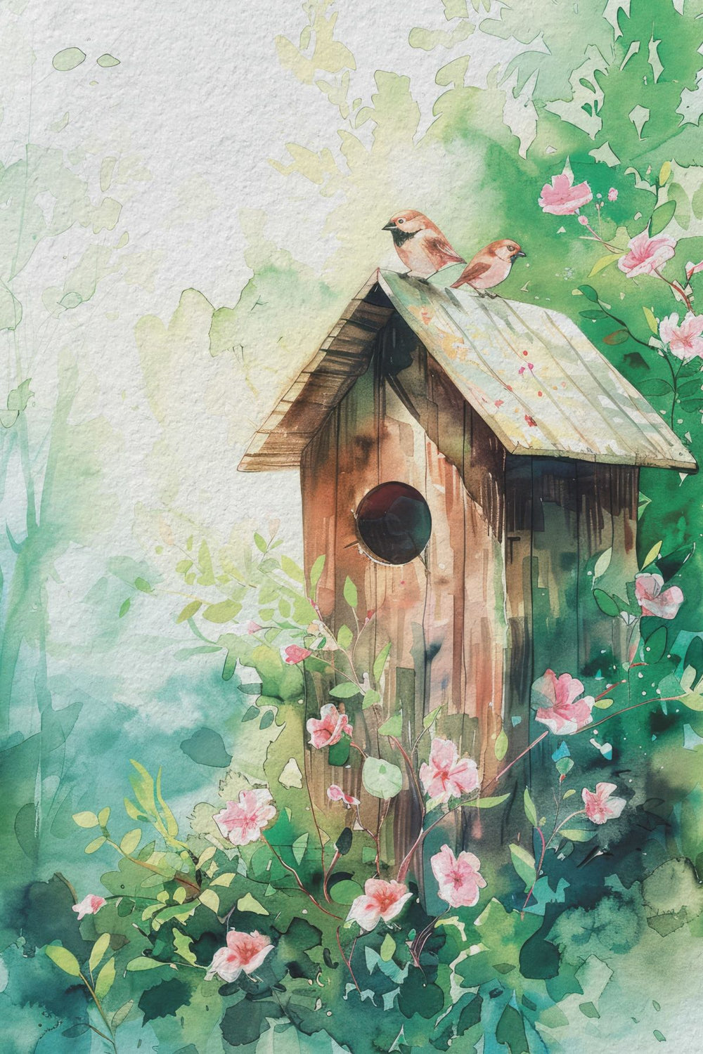 Wooden Bird House
