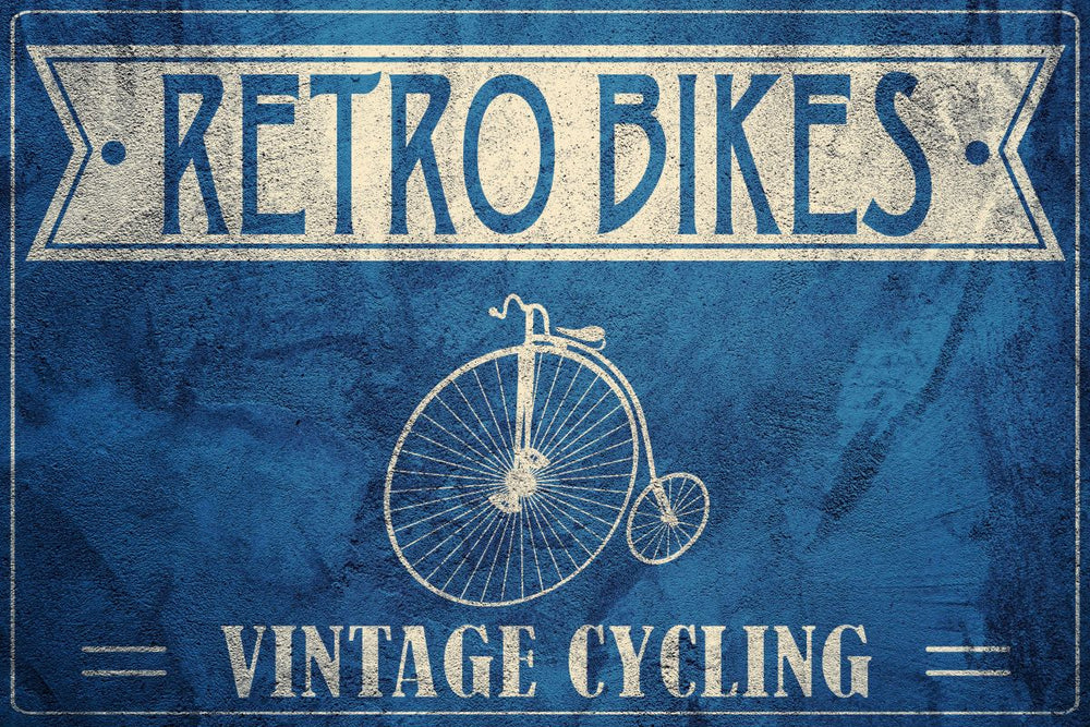 Retro Bikes Typography