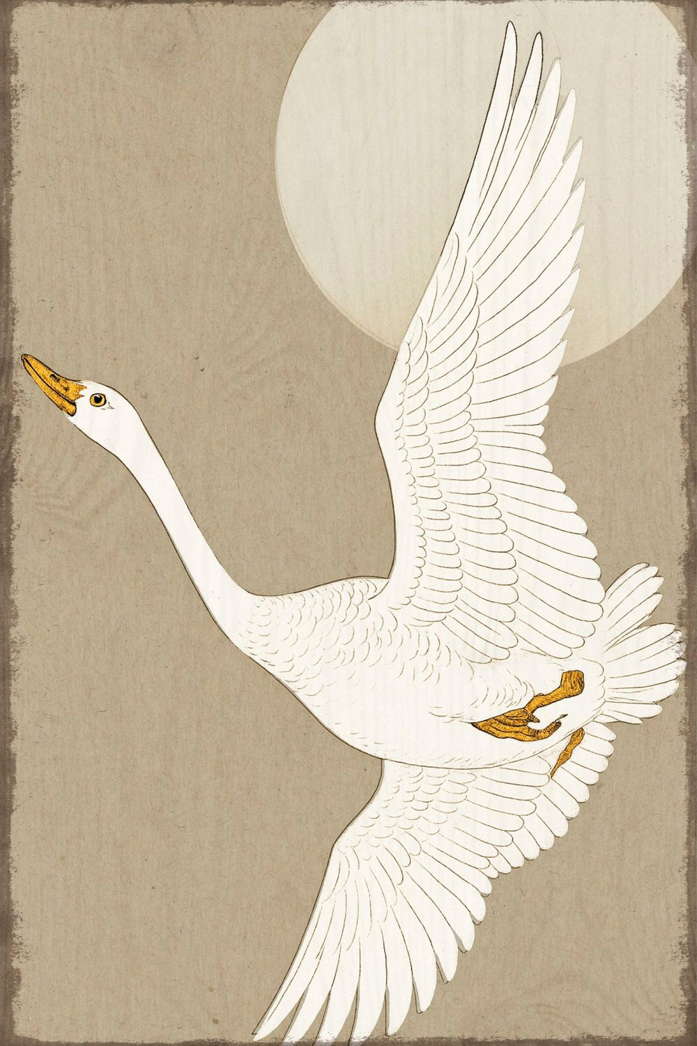 Full Moon And A Goose