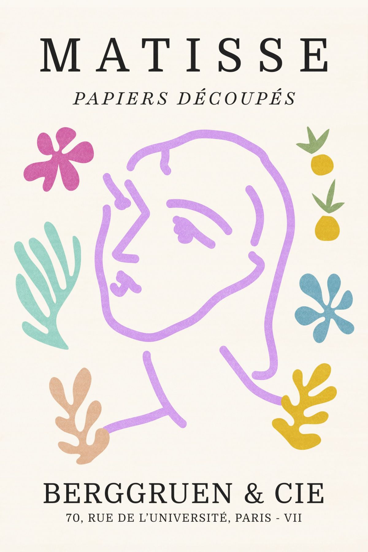 Papiers Decoupes Poster V