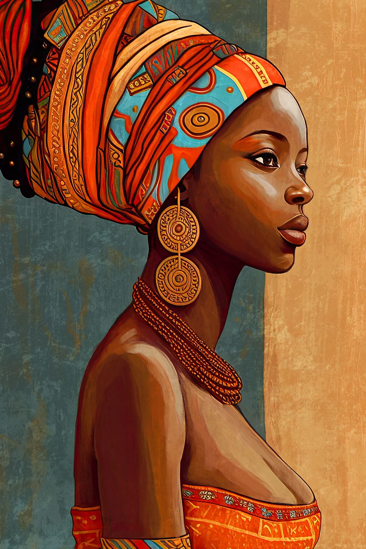 African Lady Portrait