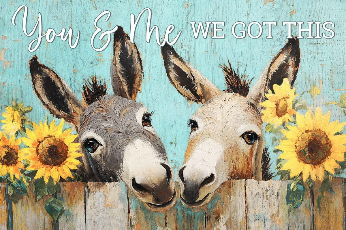 Donkey Couple Love Quote