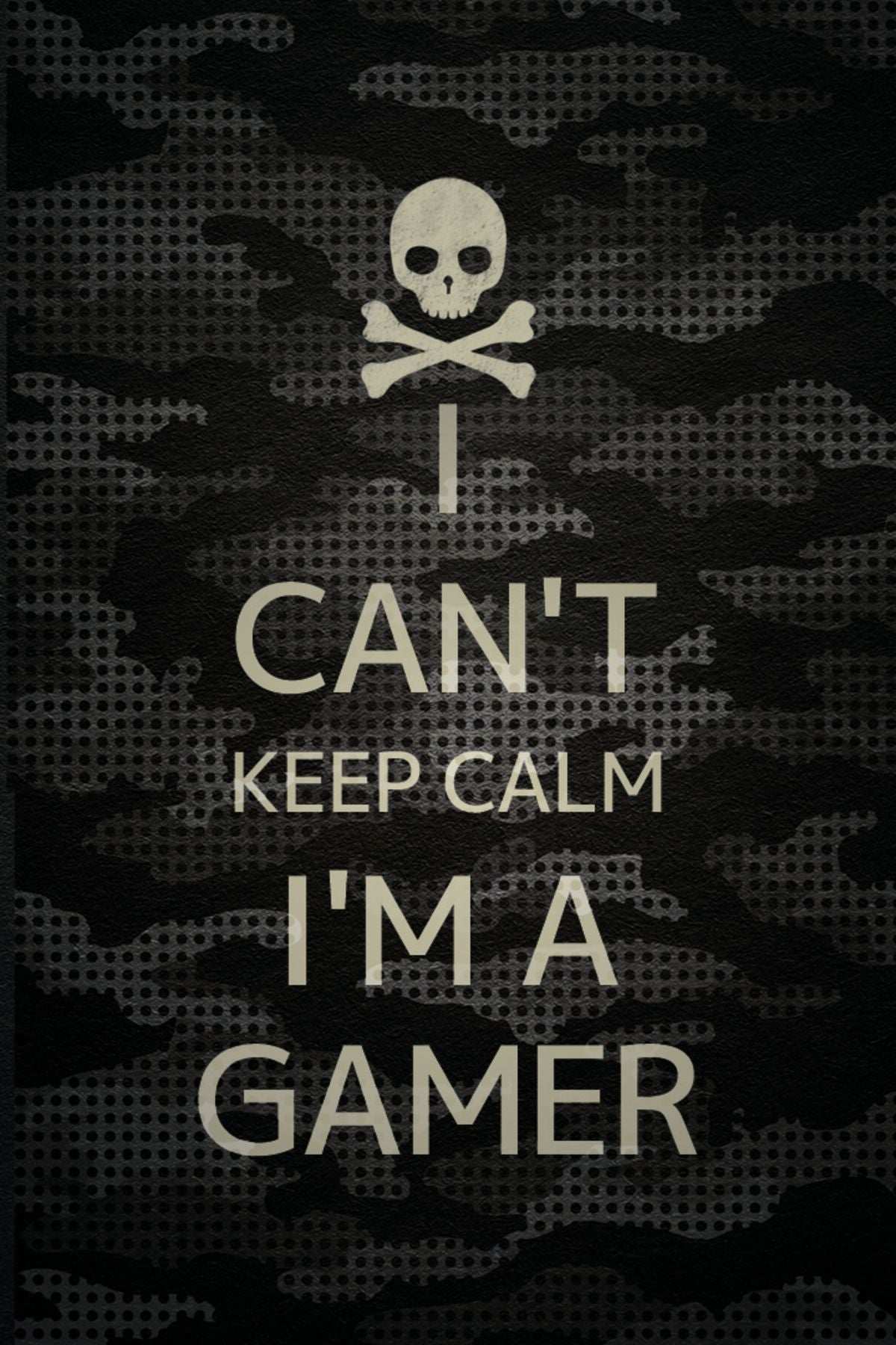 Can't Keep Calm Gamer Quote