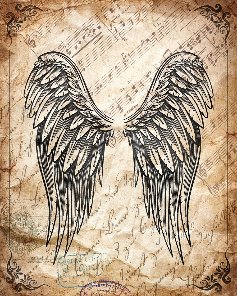 Musical Angel Wings