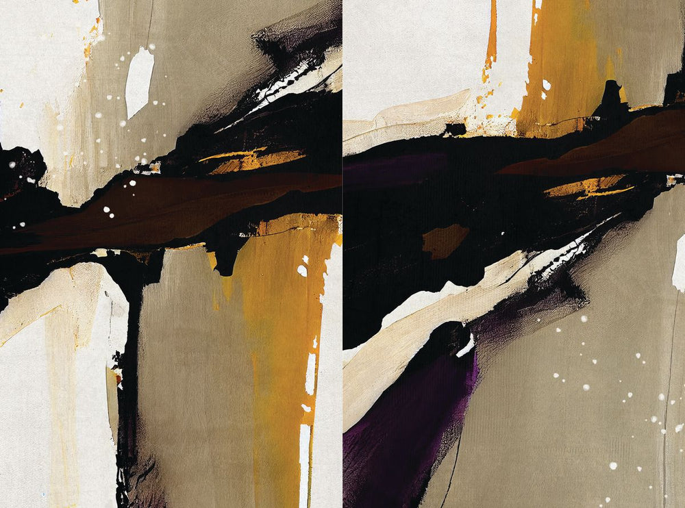 Abstract Landscapes Diptych
