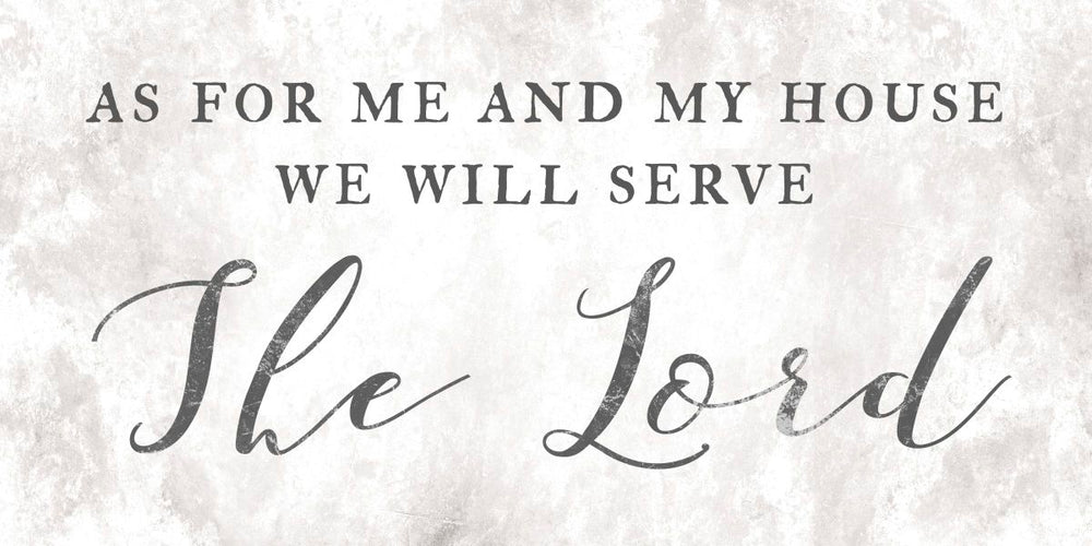 We Will Serve The Lord Farm Sign
