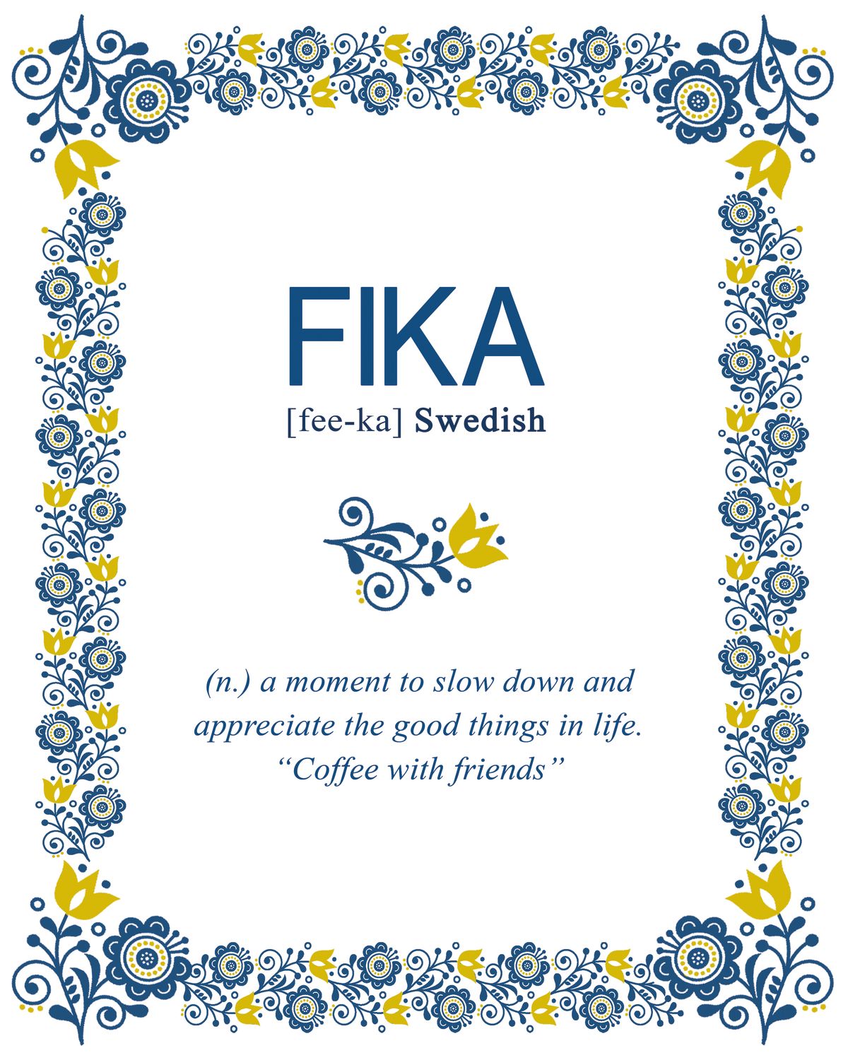 Fika Definition Typography