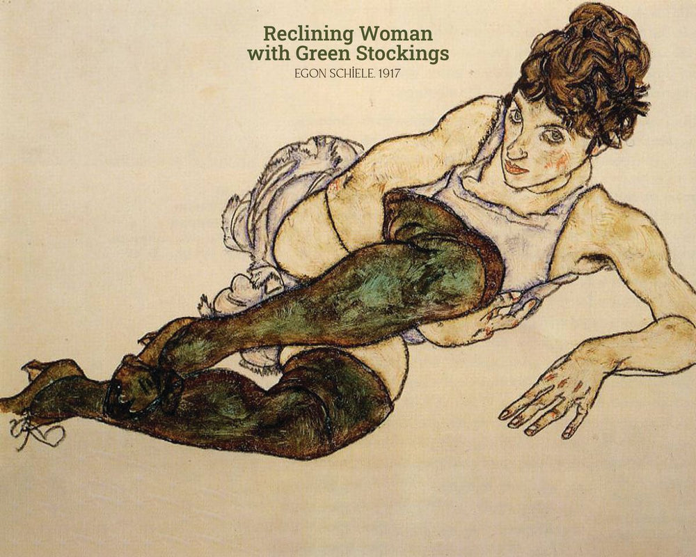 Reclining Woman Schiele Exhibition Poster