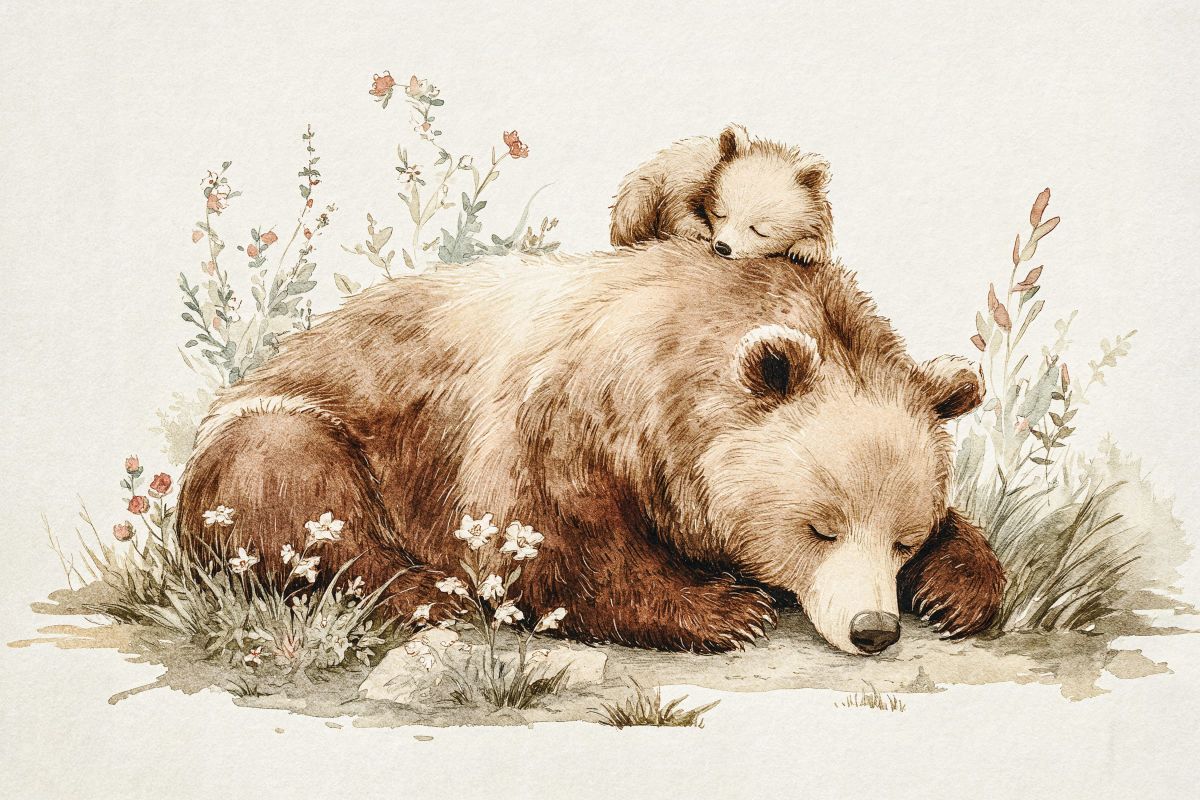 Sleeping Bear and Cub