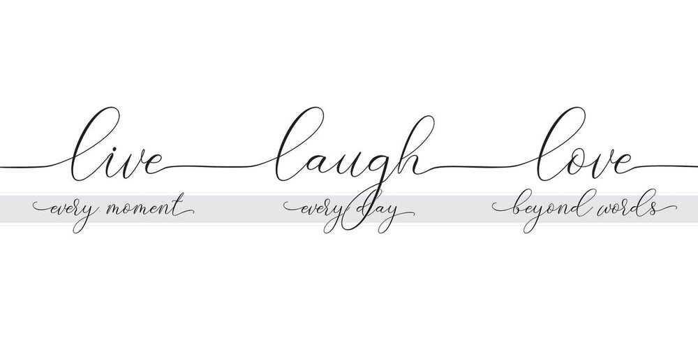 Live Laugh Love Typography
