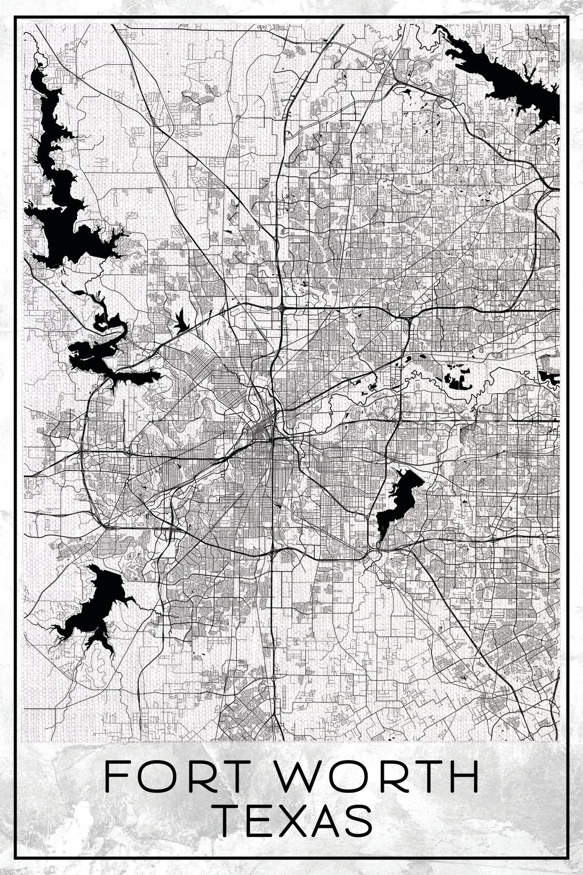 Fort Worth City Map