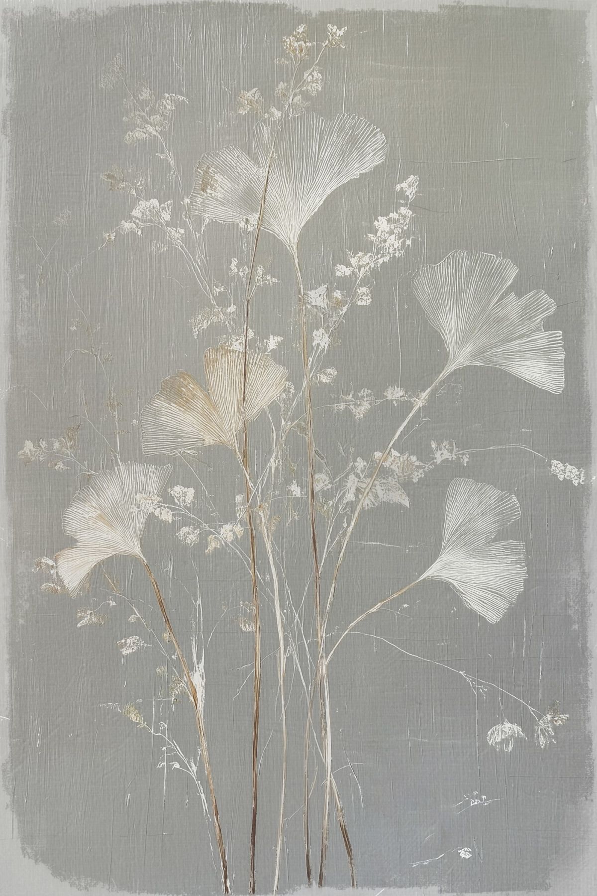 Dainty Flowers Gray I