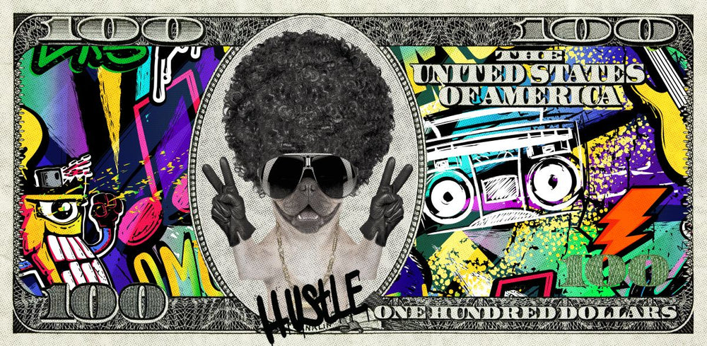 Afro Hustle Dollar Bill