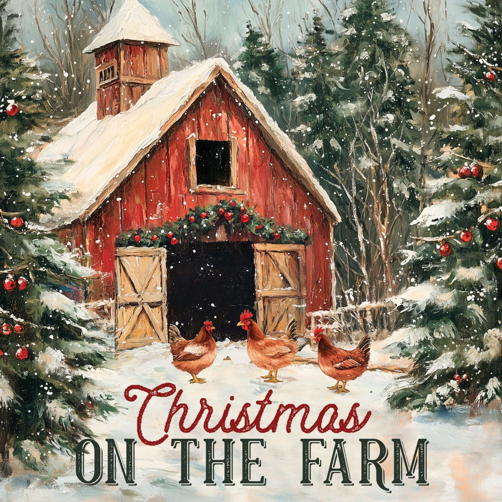 Christmas On The Farm Sign