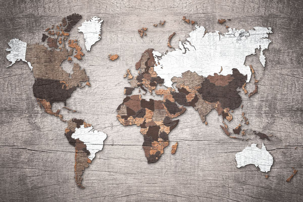 Aged World Map XLV