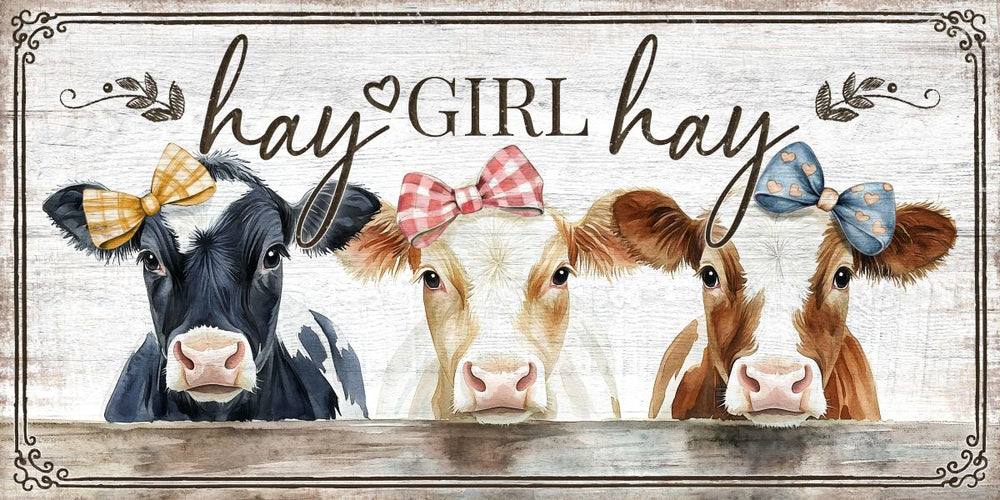 Hay Girl Hay With Cows