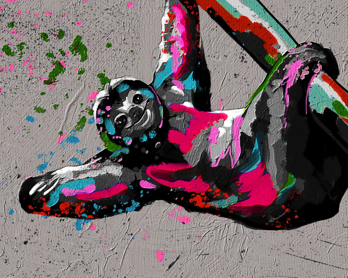 Splattered Sloth