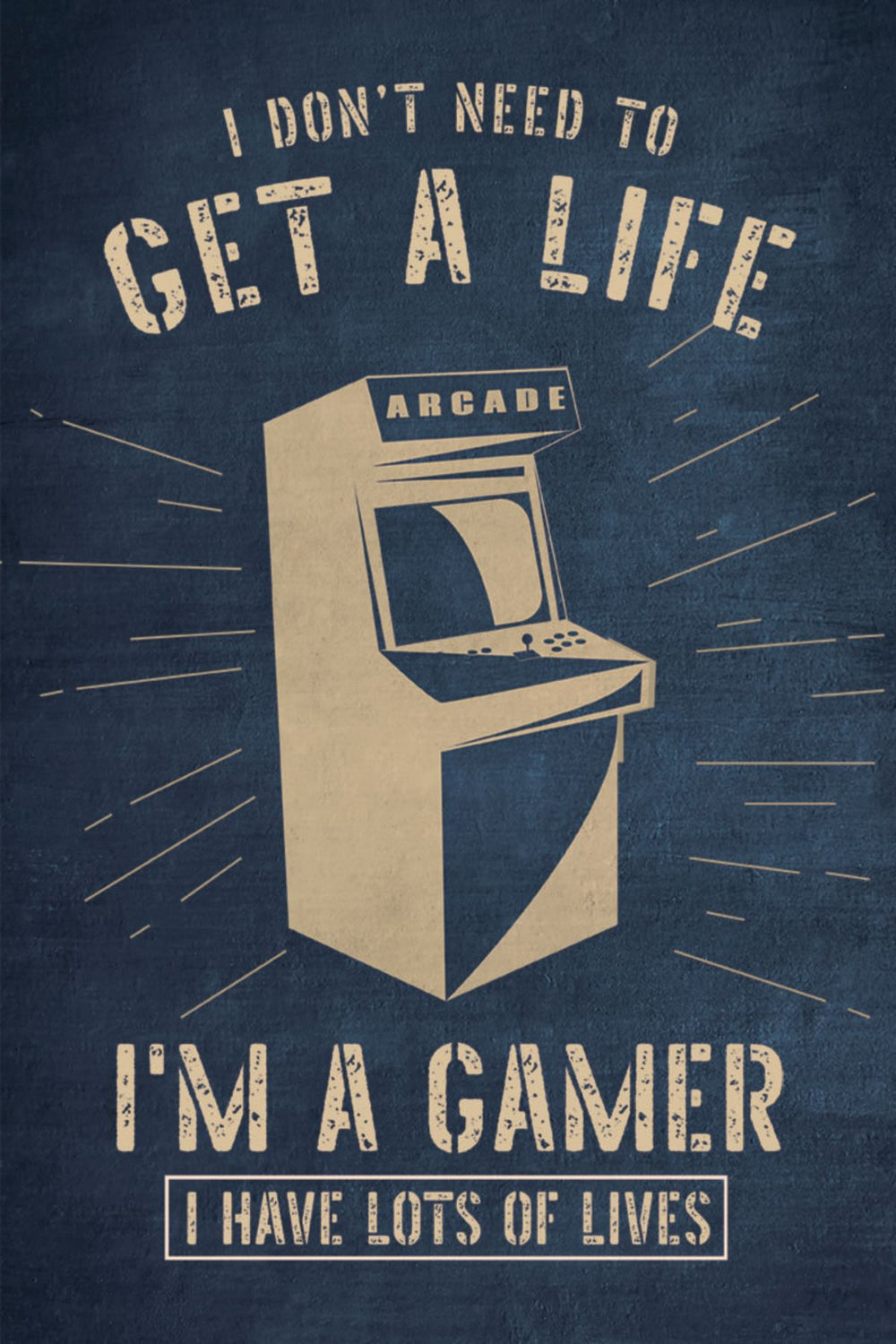 Gamer With Lots Of Lives