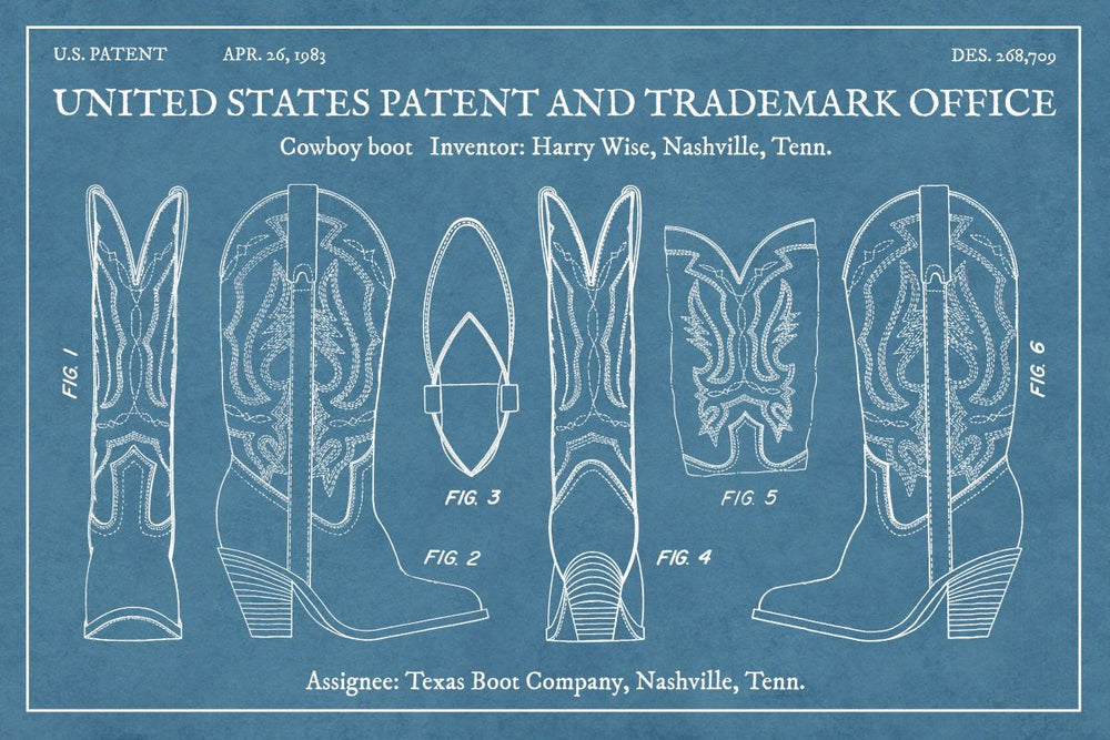 Cowboy Boot Patent II