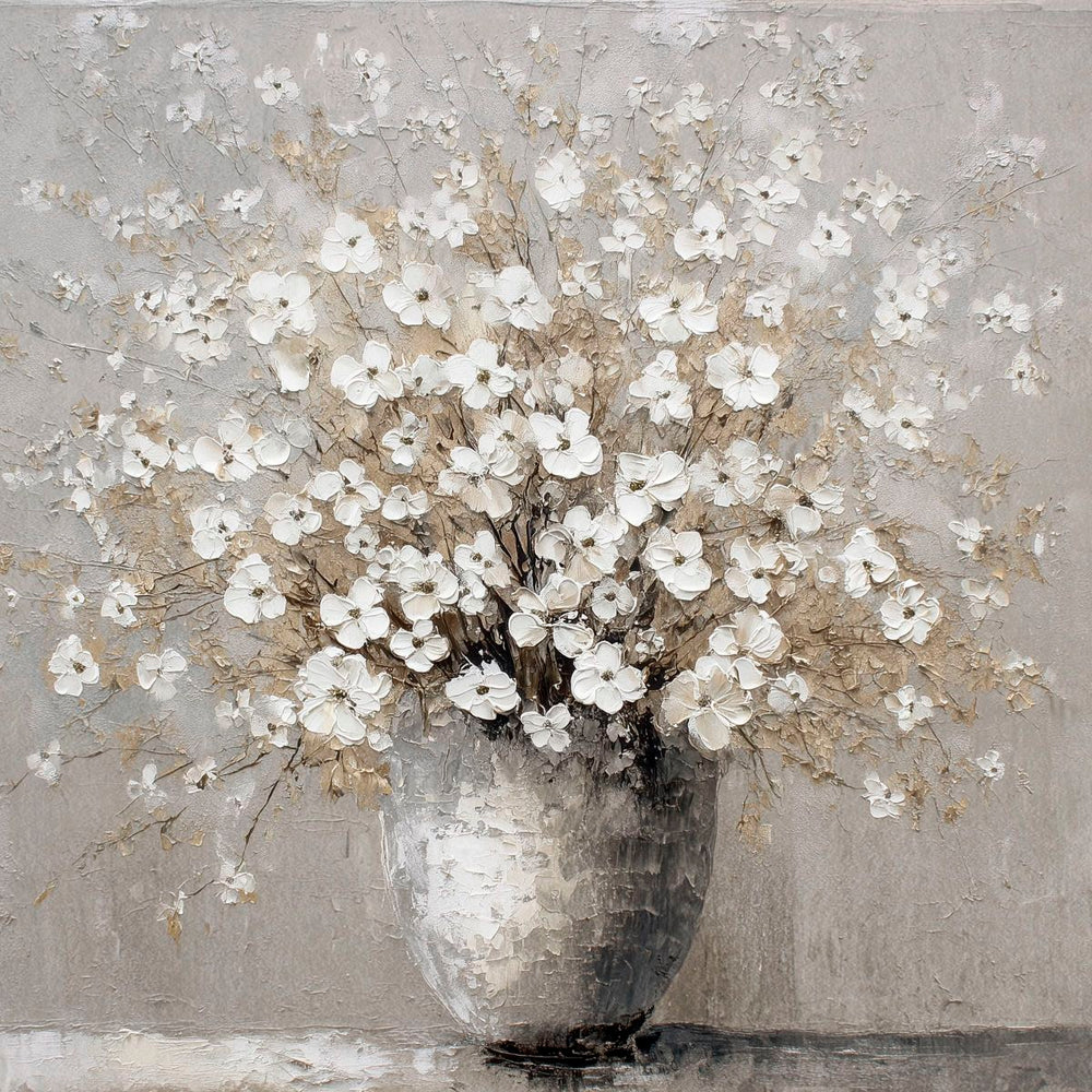 White Floral Display