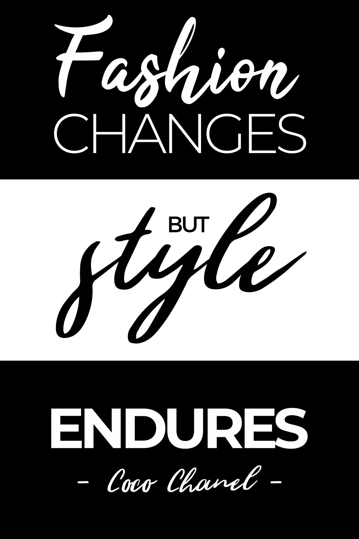 Style Endures Typography