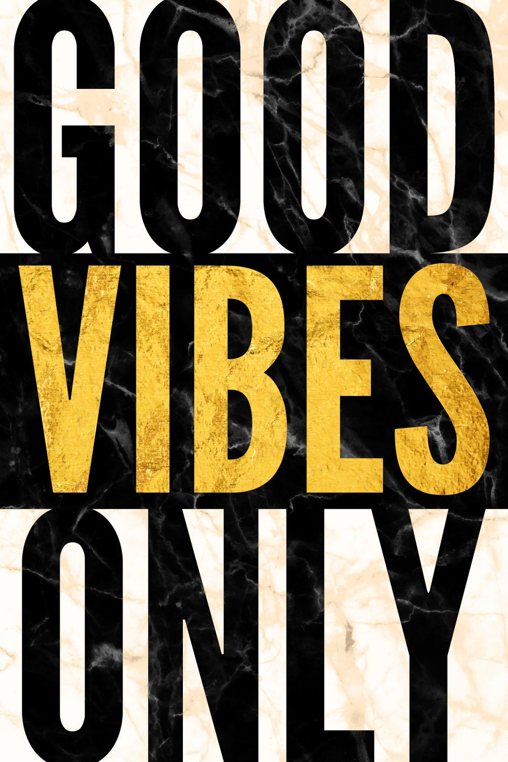 Good Vibes Only Marble