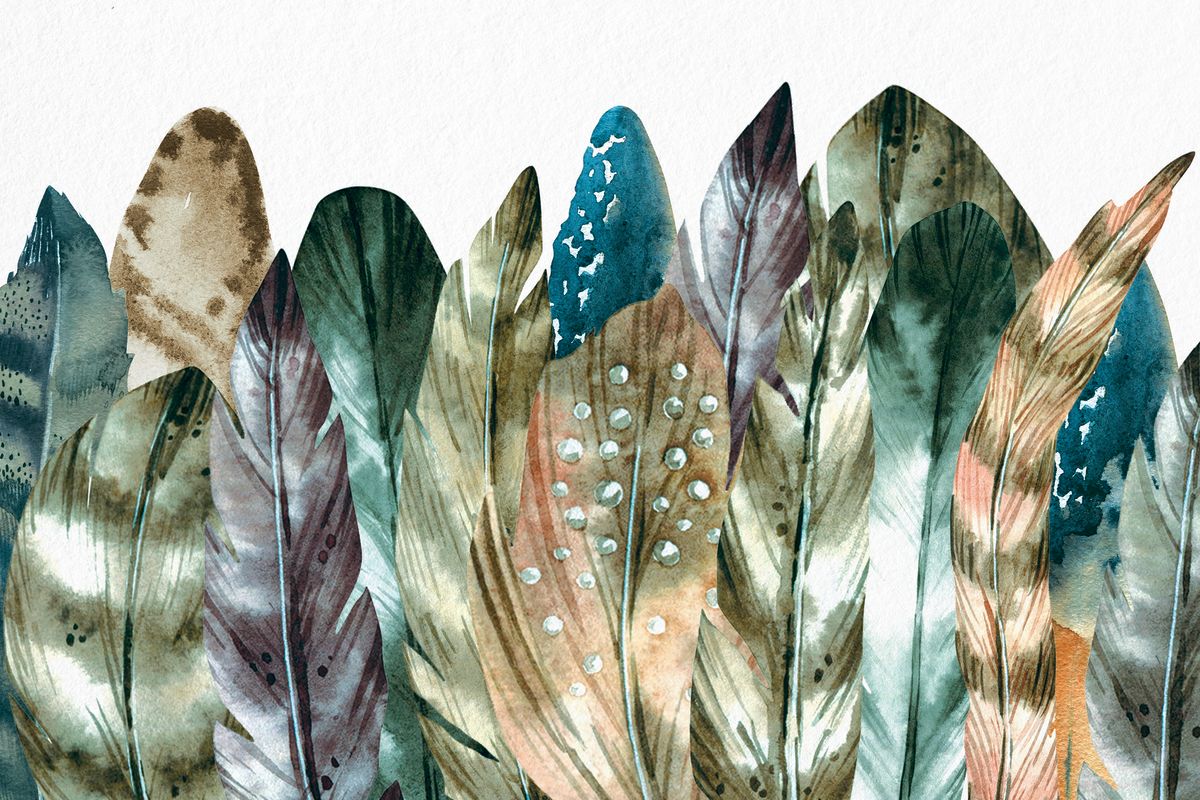 Earth Toned Feathers