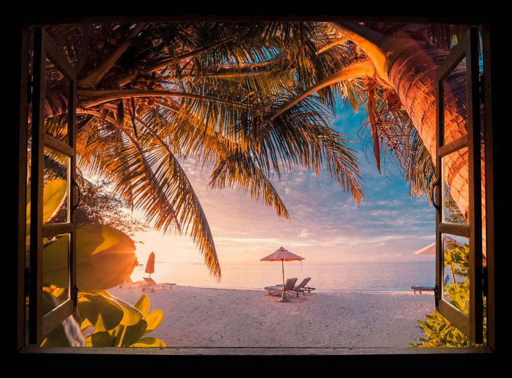 Window To Maldives Beach