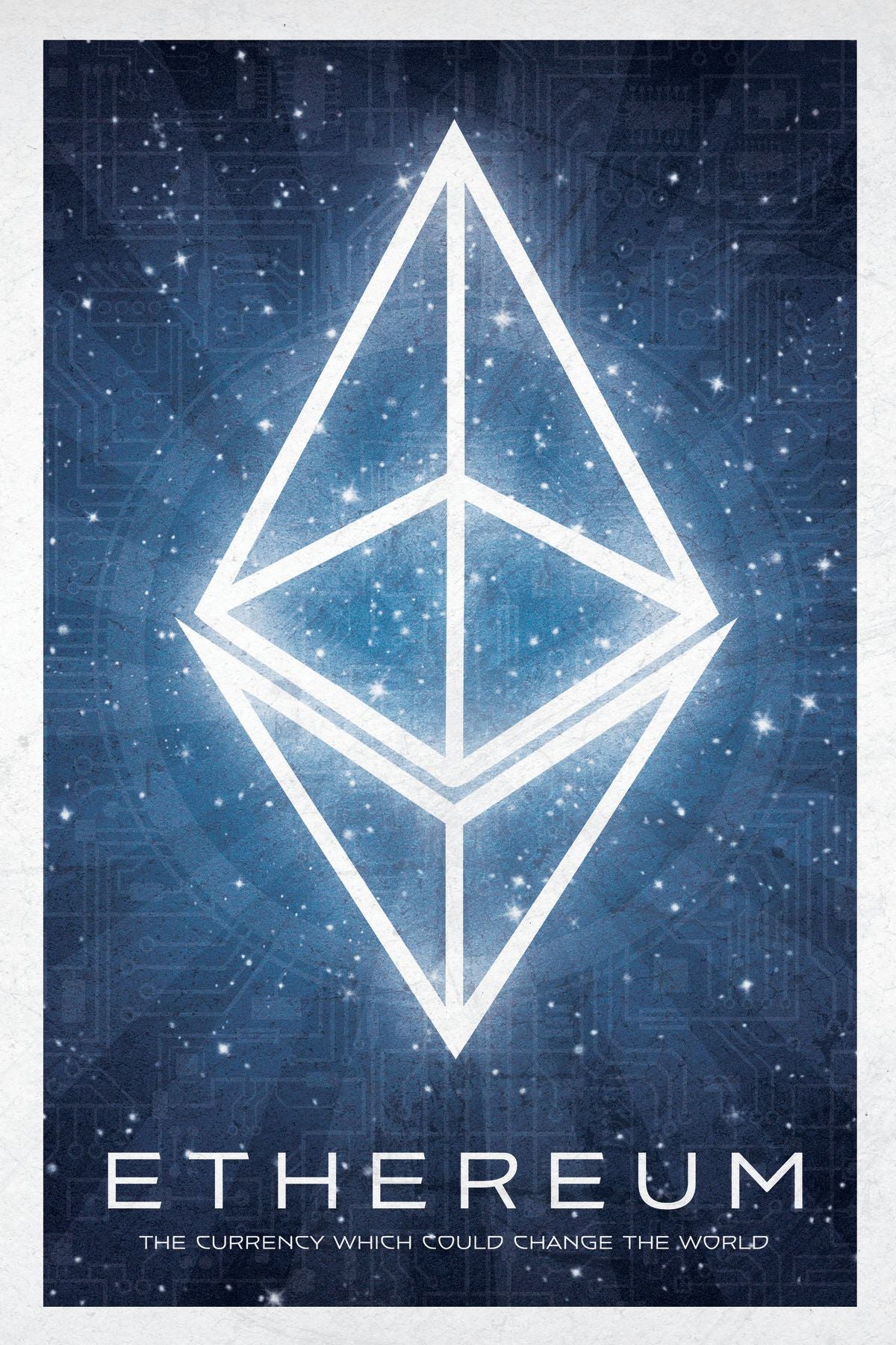 Cryptocurrency Ethereum Logo IV